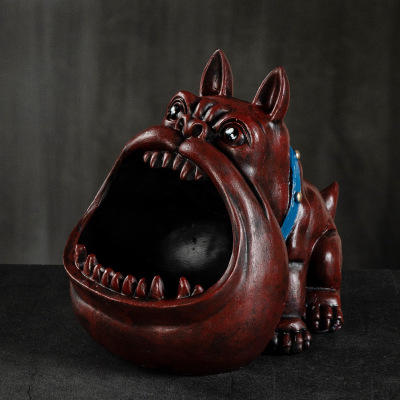 网红创意卡通烟灰缸家用客厅摆件复古陶瓷办公室多用途零食 商品图12