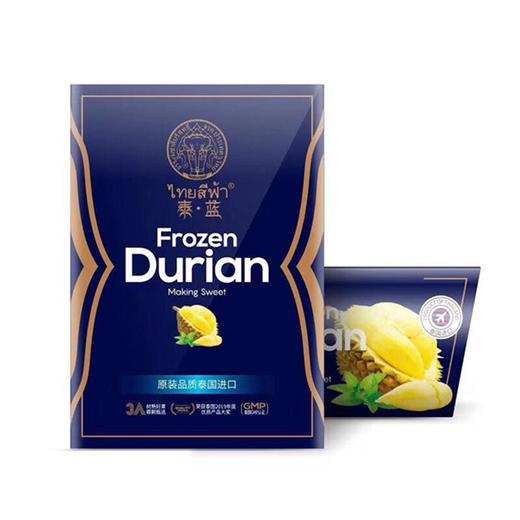 【泰蓝金枕头冷冻榴莲肉】450g/盒*1盒/2盒/3盒，原装品质泰国进口 商品图5
