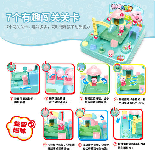 兑换专区猪小爱大冒险抖音同款玩具小猪非汽车轨道玩具益智儿童女男孩闯关 商品图2