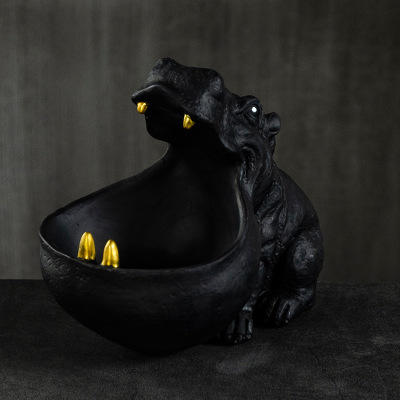 网红创意卡通烟灰缸家用客厅摆件复古陶瓷办公室多用途零食 商品图8