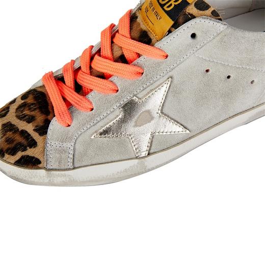 GOLDEN GOOSE 黄金鹅 女士豹纹磨损效果小脏鞋 GWF00101F000192 商品图8