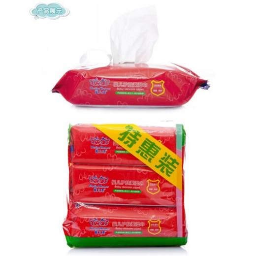 蜜儿港婴幼儿护肤柔湿巾80S*3#HH017 商品图0