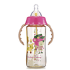 蜜儿港宽口径自动带柄PPSU葫芦奶瓶300M女孩版\MA069#（复古风） 商品缩略图0