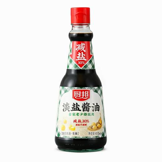 厨邦淡盐酱油    410ml/瓶 商品图0