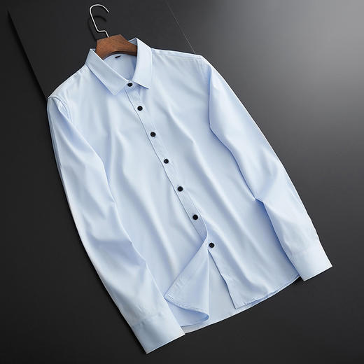 感定制衣服衬衣男长袖商务正装高端黑色真丝休闲男装印花衬衫