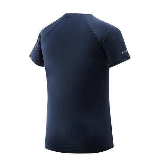 李宁Lining AHSQ887-1 运动T恤国旗版 圆领运动衫 墨水蓝 感受国手的力量！ 商品图2