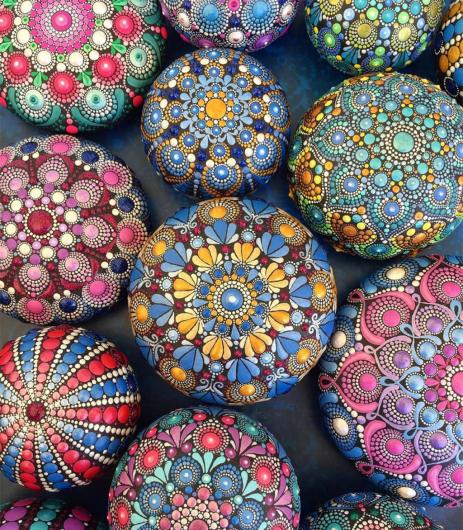 【德国Marabu】鹅卵石波点画（2人） 商品图0