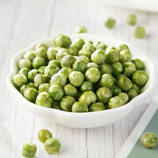 【刻凡 蒜香青豆128g/袋、3袋】休闲炒货豆子零食青豆香酥青豌豆 商品图1