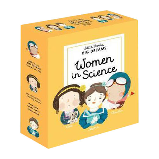 小女孩大梦想 科学家3册盒装 英文原版 Little People Big Dreams Women in Science 女生励志传记故事书 英文版进口英语书 商品图3