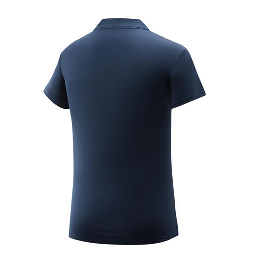 李宁Lining ATSQ389-1 运动T恤国旗版 翻领运动衫 墨水蓝 感受国手的力量！ 商品图1