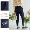 山林曦照 岳秋 弹力腰 好穿无束缚又显高的小圆摆开衩长裤 商品缩略图3