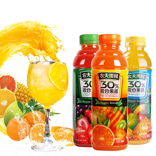 农夫果园30%混合果蔬汁500ml 商品图1