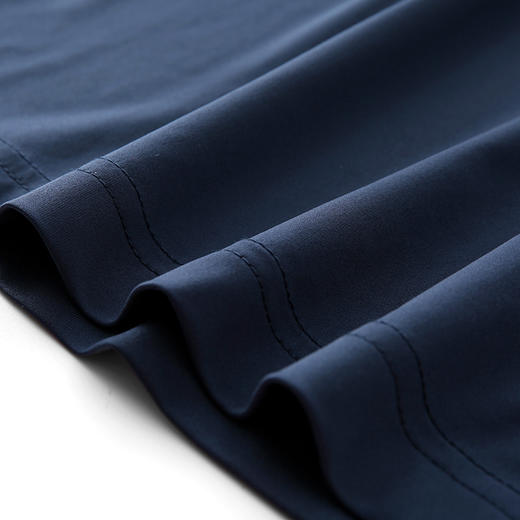 李宁Lining ATSQ389-1 运动T恤国旗版 翻领运动衫 墨水蓝 感受国手的力量！ 商品图4