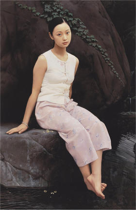 王沂东限量签名版画——沂河边上