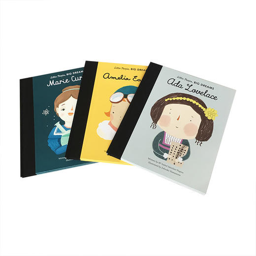小女孩大梦想 科学家3册盒装 英文原版 Little People Big Dreams Women in Science 女生励志传记故事书 英文版进口英语书 商品图1