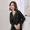 【法式慵懒风】蕾丝缎面家居服 如真丝般的手感 初乳似的丝滑 细腻得像巧克力一样 商品缩略图3
