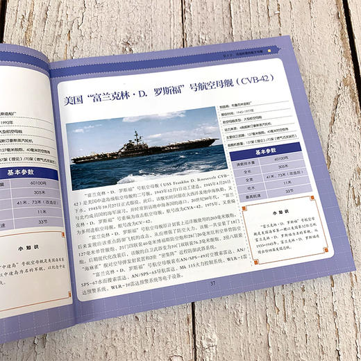 武器大百科系列 航空母舰大百科 世界军事书籍 大型中型小型航空母舰等多种舰型建造历史设计构造作战性能服役情况 青少年军事科普 商品图2