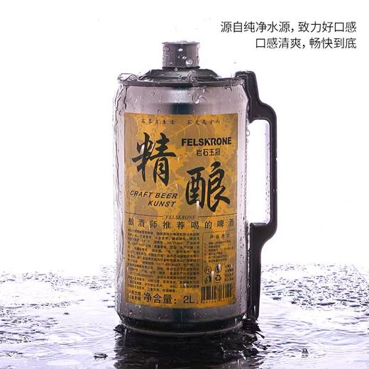 岩石王冠精酿原浆啤酒2L/件  1*6罐  4897047661228 商品图1