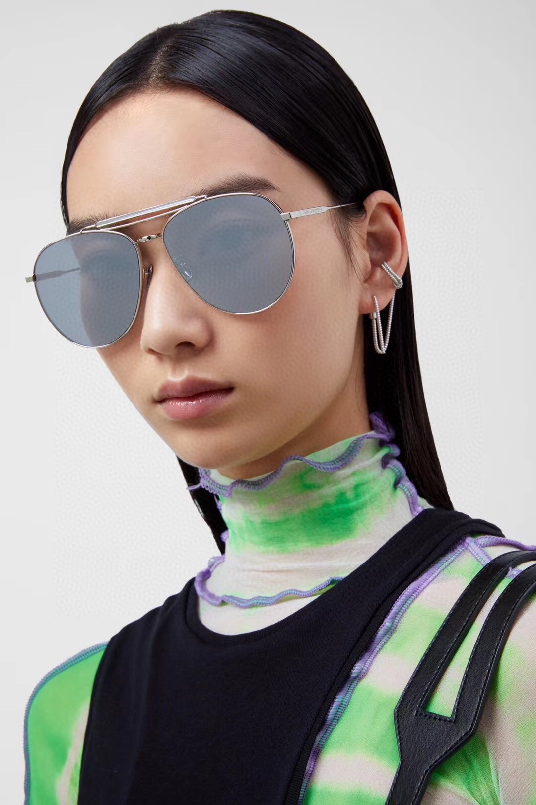 【gen*tle monster】gm专柜正品(miomio) 飞行员太阳镜 前框上端装饰