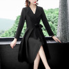 XYX-9283初秋风衣女薄款时尚2020新款洋气收腰显瘦西装领中长款外套潮 商品缩略图4