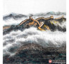 叶丁疑《万古圣境图》96*240cm 山水横幅作品 办公室/客厅/书房挂画 商品缩略图3