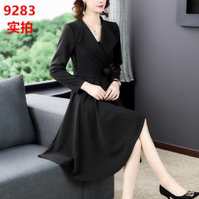 XYX-9283初秋风衣女薄款时尚2020新款洋气收腰显瘦西装领中长款外套潮