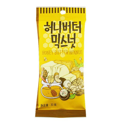 韩国进口汤姆农场蜂蜜黄油混合坚果仁30g/35g，保质期12个月 商品图2
