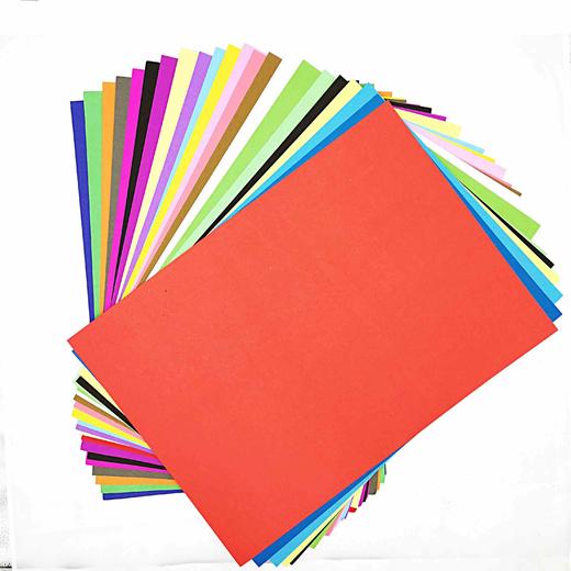 大森4K硬卡纸彩色卡纸大张纸38×54㎝多色可选 商品图0