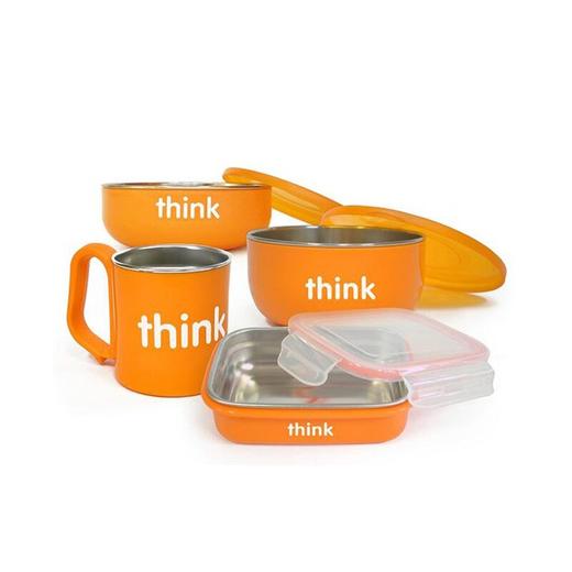 ThinkBaby 不锈钢餐具套装 4件套 商品图1