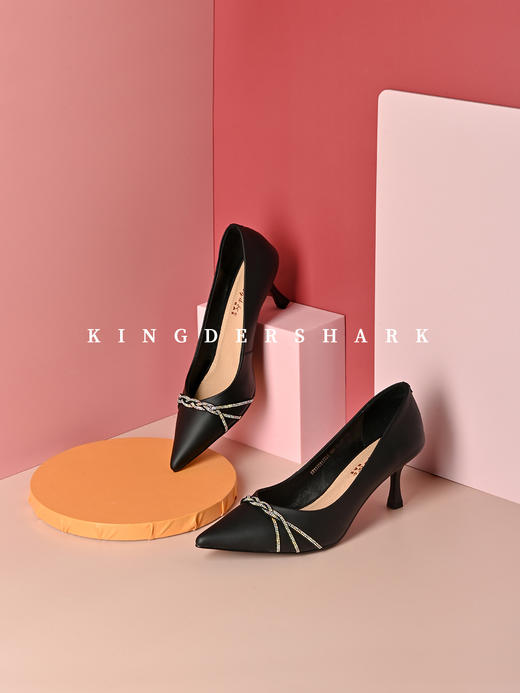 经典鲨2020秋季新品时尚精致KW1170317231浅口女单鞋 商品图2