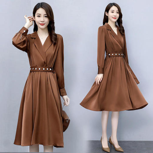 L-YDFS2026秋季新款复古时尚唯美经典连衣裙 商品图0