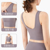 高强度防震聚拢运动文胸深U美背背心式瑜伽文胸 商品缩略图1