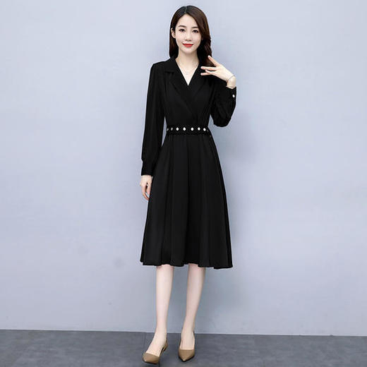 L-YDFS2026秋季新款复古时尚唯美经典连衣裙 商品图1