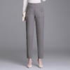 MQ-4060-217春秋薄款大码高腰显瘦休闲九分裤YY 商品缩略图2