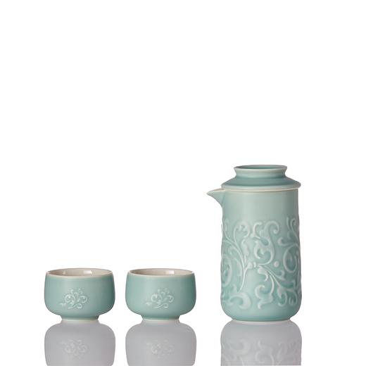【茶具】繁华盛世泡茶器1壶2杯  180ml/60ml 商品图3