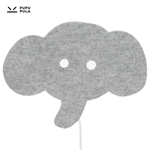 毛毡壁灯：儿童房卧室睡眠灯北欧简约卡通led墙灯免打孔 商品图4