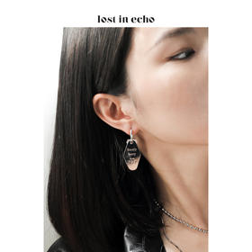 lost in echo设计师 love motel 钥匙门牌活动搭配白金锆石耳环