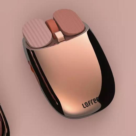 LOFREE洛斐 玫瑰金薯片蓝牙鼠标 商品图3