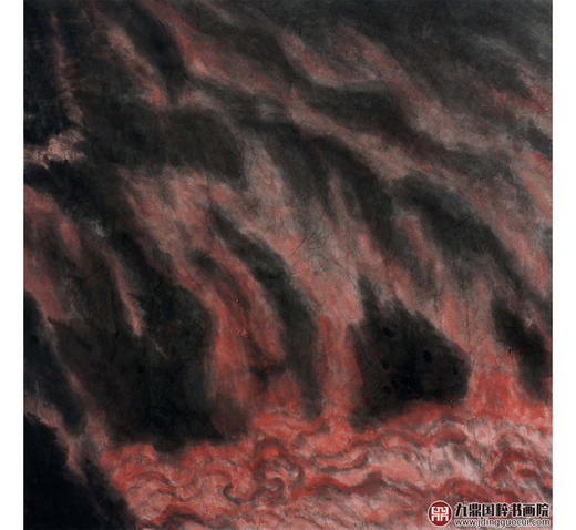 叶丁疑《光音普照大吉祥》96*240cm 山水横幅作品 办公室/客厅/书房挂画 商品图3