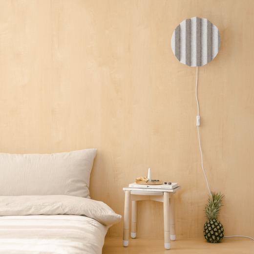 日全食壁灯：卧室床头灯北欧现代简约走廊客厅背景墙led灯 商品图3