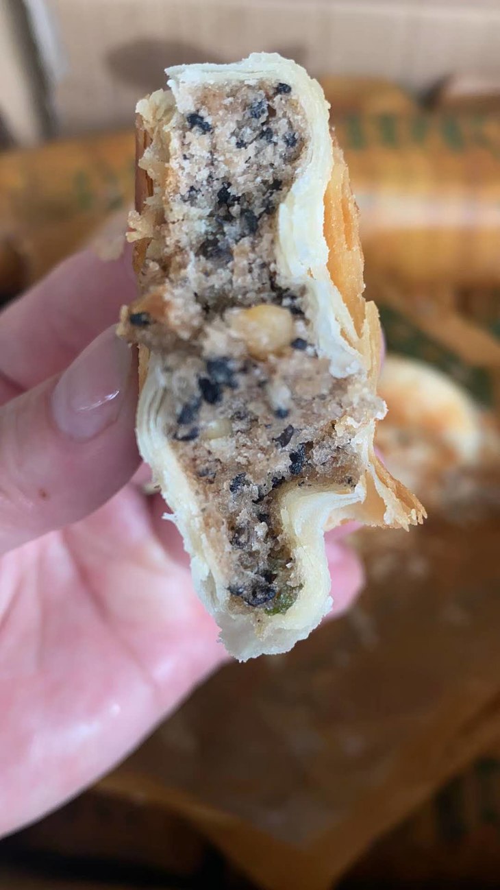 好吃到掉渣~宁海水角凌月饼网红纯手工月饼好吃飞起 小红书爆款一年只