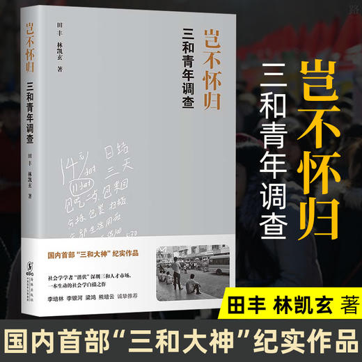 岂不怀归 三和青年调查 田丰 著 社科 人类学社会学 图书 商品图3