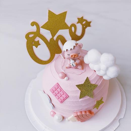 蛋糕 周岁猪宝宝 儿童梦幻星球款 商品图1