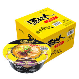 统一汤达人碗面酸辣豚骨味135g*12碗