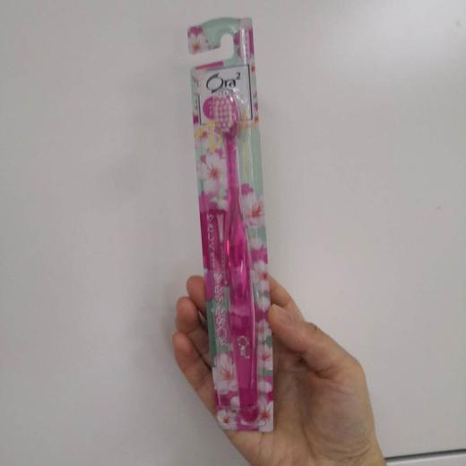 皓乐齿 顶端超细毛牙刷（软毛）粉樱限定版/亮白净色牙刷 商品图0