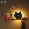 毛毡壁灯：儿童房卧室睡眠灯北欧简约卡通led墙灯免打孔 商品缩略图0