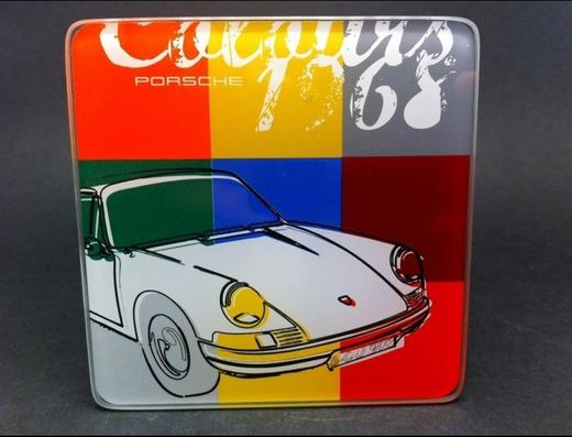 保时捷 1968款911系列 玻璃杯垫 商品图2