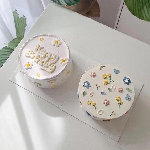 狮子家-网红ins风简约小花生日蛋糕 纪念日蛋糕 聚会 仪式感必备 商品图1