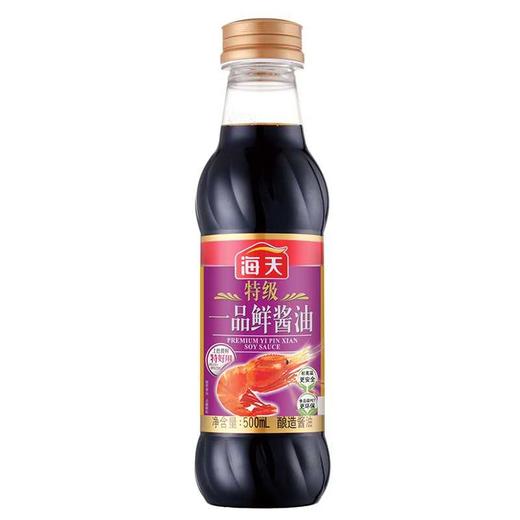 海天一品鲜酱油500ml 商品图0