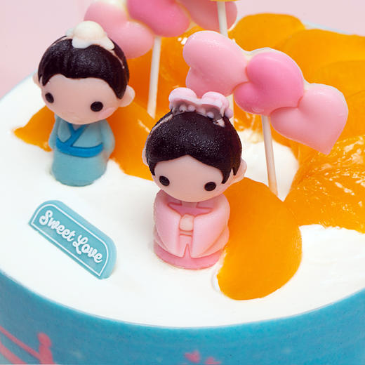 【七夕限定77元】七夕专款蛋糕，鹊桥仙15cm/6吋，限24日、25日到门店自提 商品图2